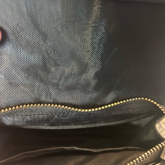 Versace Black and Gold Clutch/Makeup Bag NEW - Picture 5 of 5